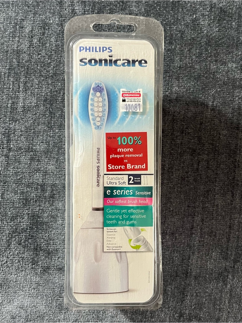 2X Philips Sonicare E Series HX7052 Replacement Toothbrush Brush Heads - Sealed